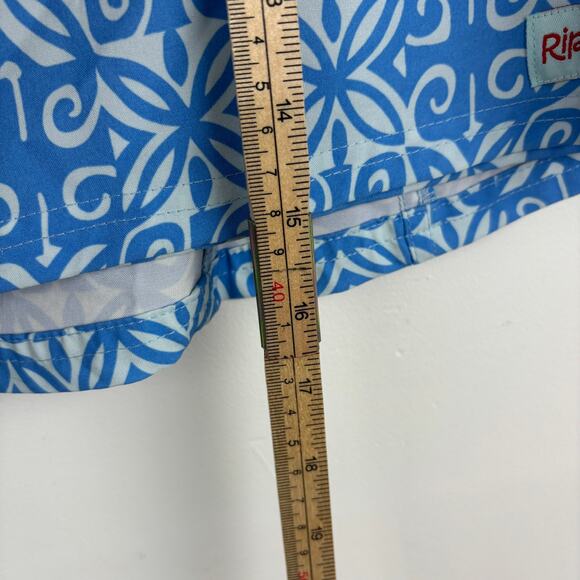 Ripskirt Hawaii Wrap Skirt White Ulupua Print- Sz M - Picture 7 of 7